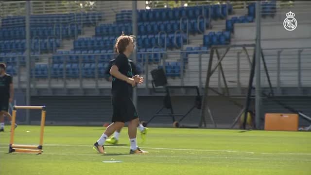 El Real Madrid prepara el partido contra la Real Sociedad