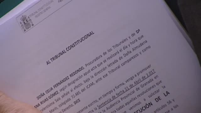 Juana Rivas pide amparo al TC para que suspenda la orden de entregar a sus hijos al padre