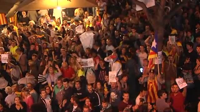 Acoso de los independentistas a los medios de comunicación en Cataluña