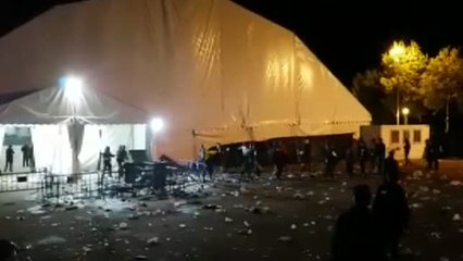 Guerra en las fiestas de Majadahonda
