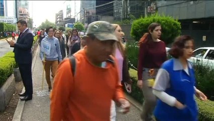 Participaban en un simulacro de terremoto y horas después el seísmo fue real