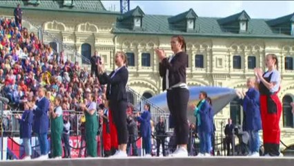 Vladímir Putin celebra el Día de Moscú en la Plaza Roja