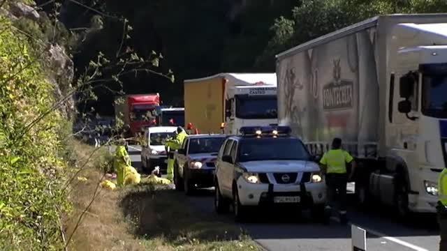 Fallecen cinco personas en un accidente en la localidad burgalesa de Pancorbo