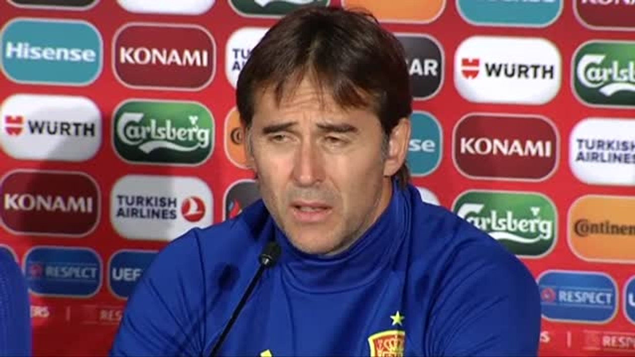 Lopetegui: "No estamos clasificados"