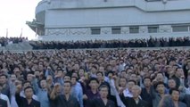 Los norcoreanos respaldan a su líder Kim Jong-un frente a los ataques de Trump