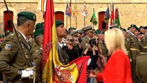 Más de 300 civiles juran bandera en el castillo de Figueras