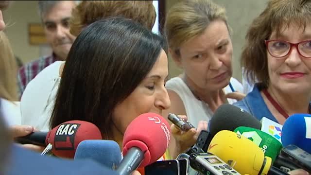 Margarita Robles sobre el 1-O: Nadie puede actuar con base en una ley que está suspendida