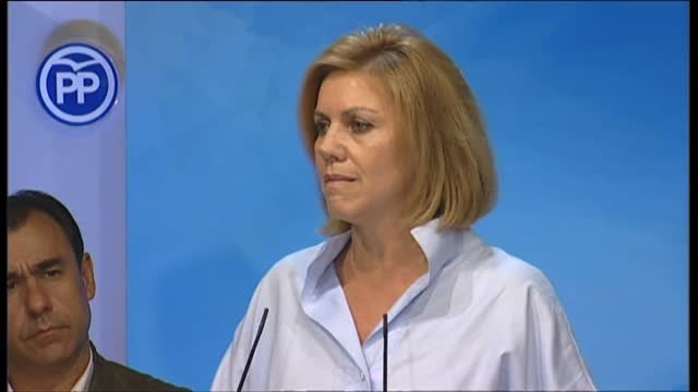 Cospedal pide a la Generalitat que deje en paz a las instituciones y pare de acosar a los catalanes