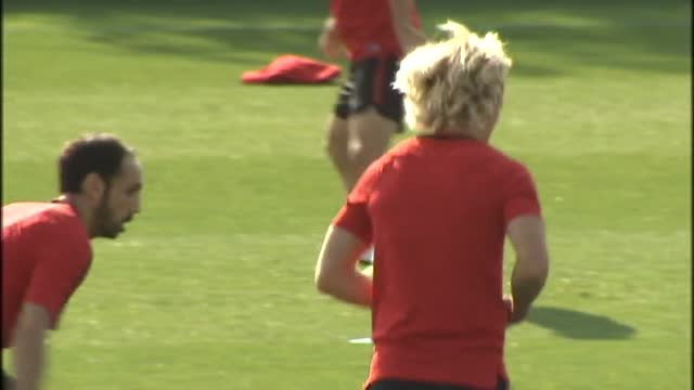 El Atlético de Madrid se prepara para el choque ante el Sevilla