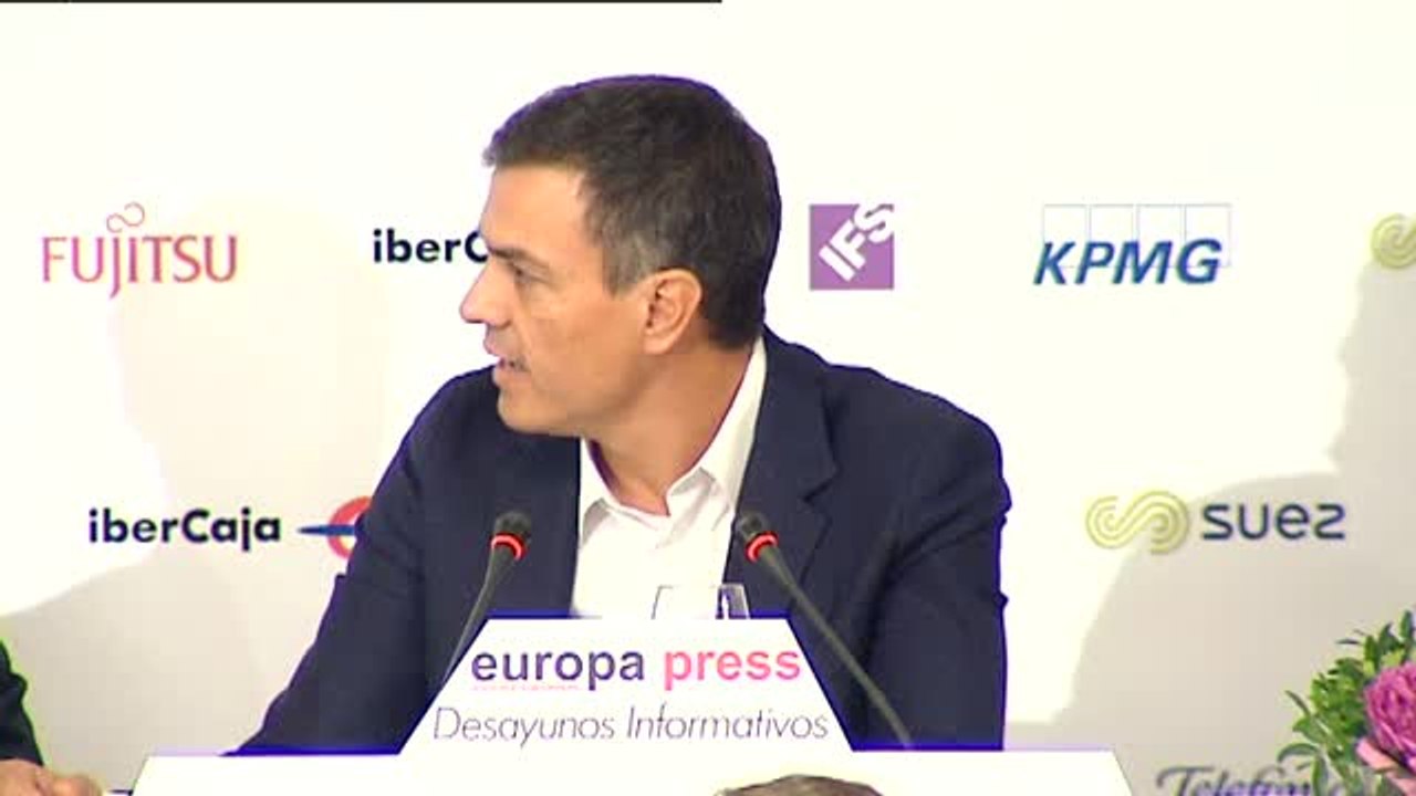 Pedro Sánchez: "La nación de naciones estaría formada por España, Cataluña, Galicia y País Vasco"