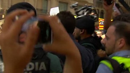 Se dispara la tensión en Cataluña