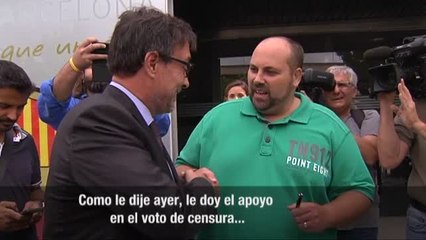 Benedito recoge las papeletas para la moción de censura a Bartomeu