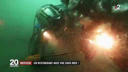 Norvège : un restaurant sous la mer