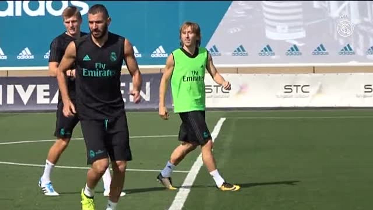 El Real Madrid vuelve a los entrenamientos con los internacionales españoles