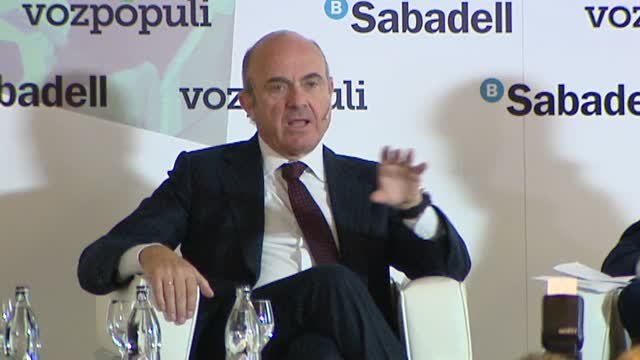 De Guindos: Hay cosas que no se dicen a priori, pero si ocurren, el Gobierno sabe lo que tiene que hacer