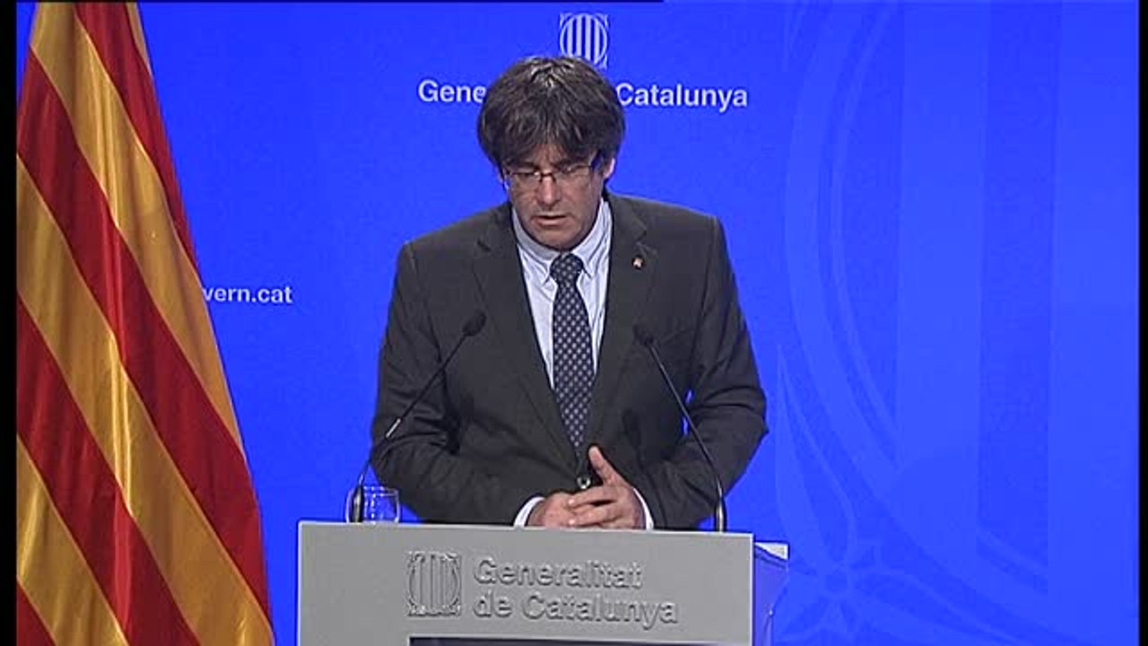 Puigdemont: "Esta semana es decisiva porque vamos a convocar el referéndum"