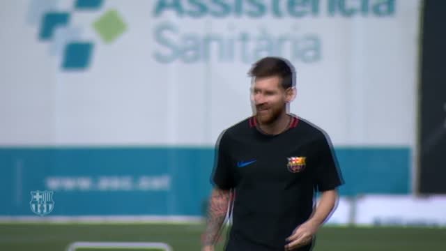 El Barcelona prepara el partido contra el Getafe