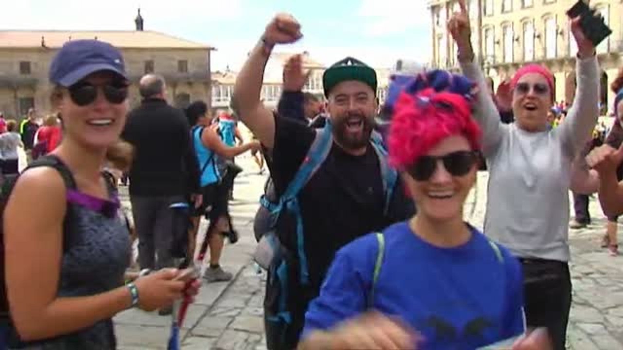 Santiago de Compostela está abarrotado