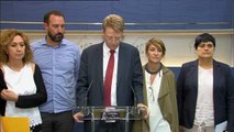 Unidos Podemos, ERC, PDeCAT, EH Bildu y Compmís piden la comparecencia urgente del fiscal general en el Congreso