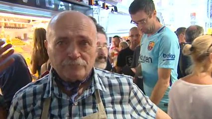 El Mercado de la Boqueria intenta retomar la normalidad