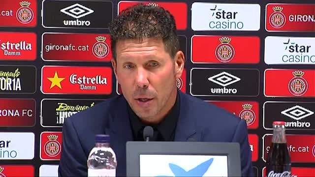 Simeone: La única manera de entrar en el partido era empezar de cero y hacer un gol