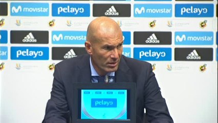 Zidane: "La tarjeta a Cristiano es un poco fuerte"