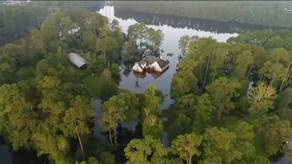 Así se ve la devastación que ha dejado &#039;Harvey&#039; en Texas desde el aire