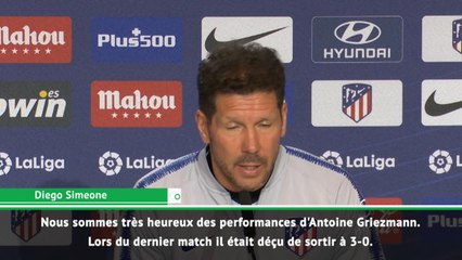 Atlético - Simeone : "Si Griezmann a quelque chose à annoncer..."