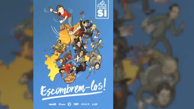 La izquierda independentista catalana presenta su campaña A barrer el capitalismo, la corrupción, y la monarquía