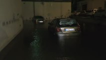 La tormenta inunda calles  y provoca destrozos en Levante