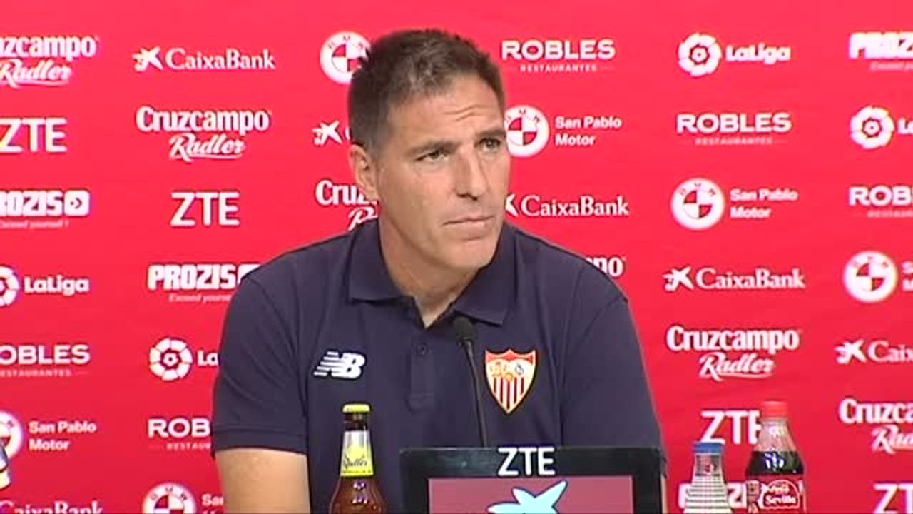 Berizzo: "No he visto pasos atrás"