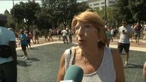 Emotivo homenaje a las víctimas del atentado en Las Ramblas