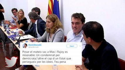 Reacciones al cartel de la CUP y su campaña hacia el referéndum del 1 de octubre