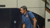 El Barça desata la locura a su llegada a Vitoria