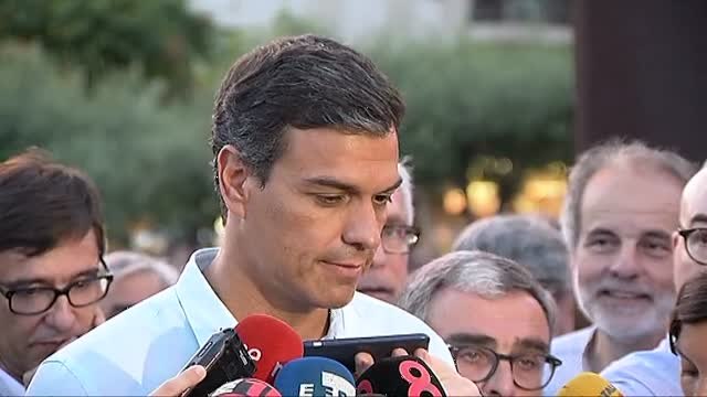 Pedro Sánchez: Somos más y mejores que los terroristas