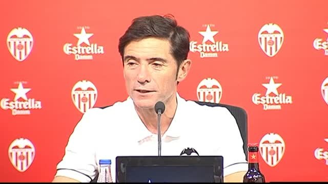 Marcelino: No me gusta que la afición silbe a los jugadores