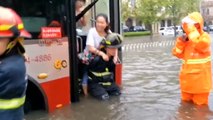 Las fuertes lluvias causan inundaciones en el noreste de China