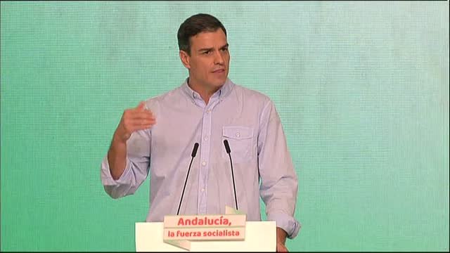 Pedro Sánchez reivindica la plurinacionalidad de España en el feudo andaluz de Susana Díaz