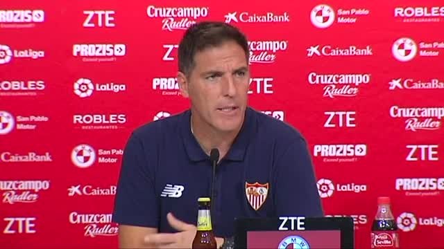 Berizzo, satisfecho con el nivel del Sevilla antes de la previa de Champions