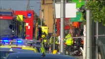 Un autobús se estrella contra un edificio en el sur de Londres dejando varios heridos