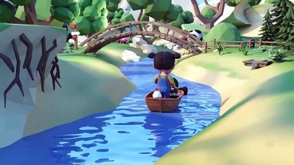 Jenny and her Magic Animals | Funny Pig and Cow in Forest | Songs for Kids Children