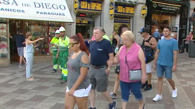 El Ayuntamiento de Madrid instala nuevas jardineras en el entorno de la Puerta del Sol