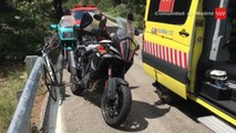 Fallece un ciclista al colisionar con una moto en el puerto de Canencia (Madrid)