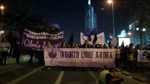 Protestas en Chile por el rechazo del Parlamento a la legalización del aborto