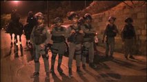 Cientos de palestinos vuelven a protestar contra los controles israelíes