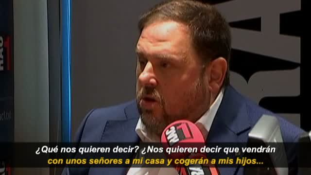 Junqueras: ¿Vendrán unos señores a mi casa y cogerán a mis hijos y los echarán a la calle?