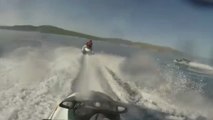 La Guardia Civil intercepta una moto acuática con dos inmigrantes