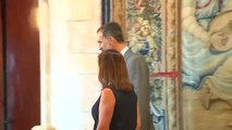 Felipe VI recibe en audiencia a las autoridades de Baleares en el Palacio de la Almudaina