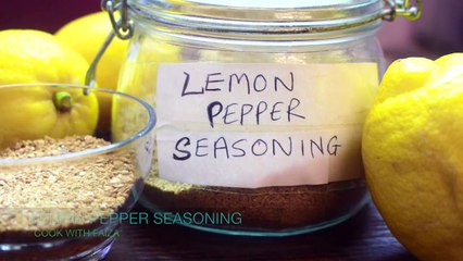 HOW TO MAKE LEMON PEPPER SEASONING AT HOME *COOK WITH FAIZA*