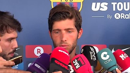 Sergi Roberto y Cillessen aseguran que Neymar está "como siempre"